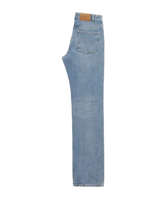 Saint Laurent Nico Low-Rise Jeans