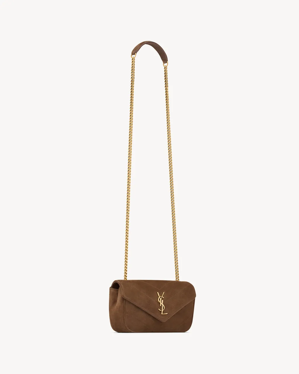 Saint Laurent Loulou Logo Plaque Mini Shoulder Bag