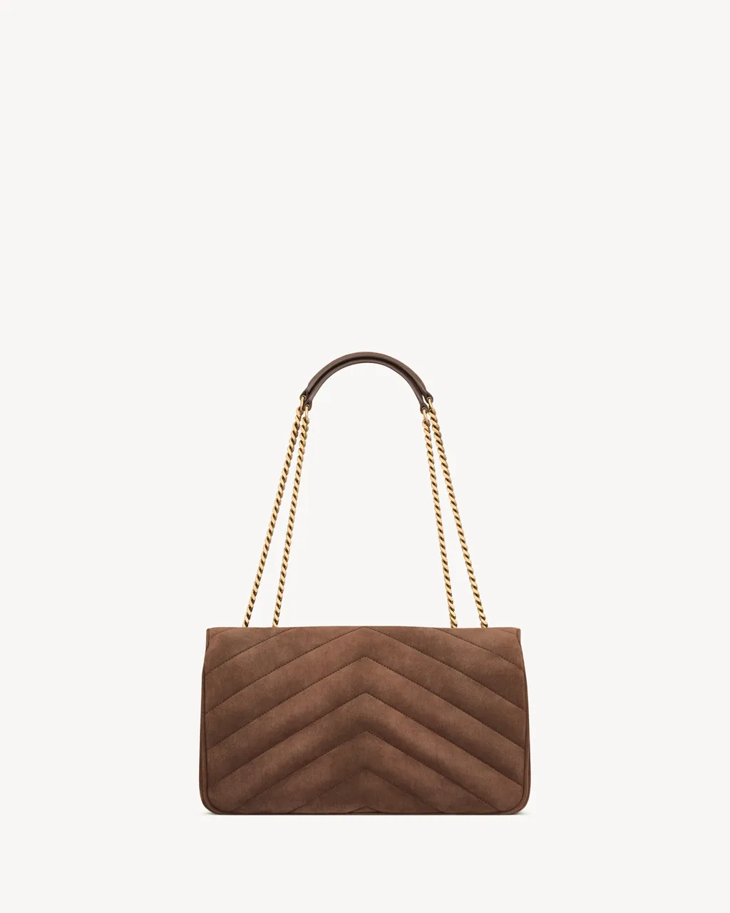 Saint Laurent Loulou Logo Plaque Medium Shoulder Bag