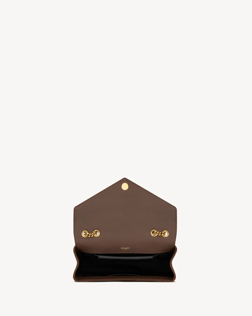 Saint Laurent Loulou Logo Plaque Medium Shoulder Bag