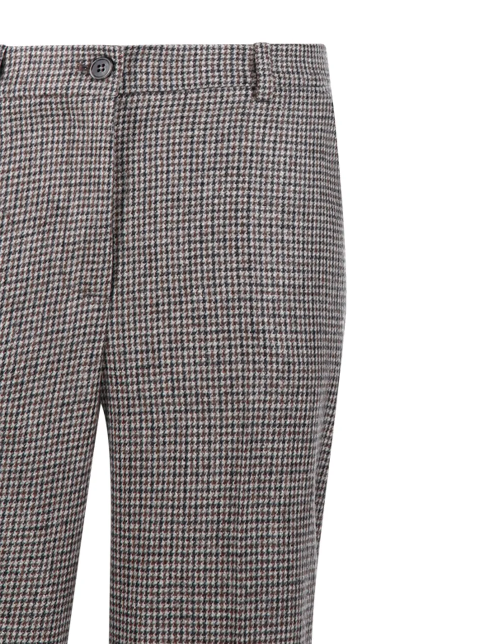 Trousers With Houndstooth Pattern
