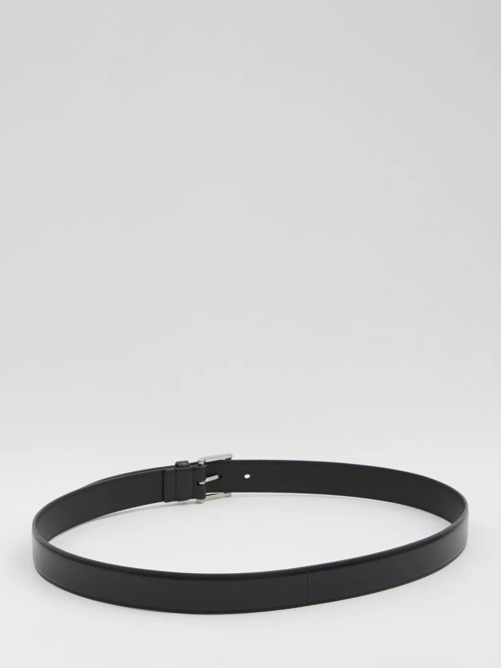 Square Buckle Leather Belt
