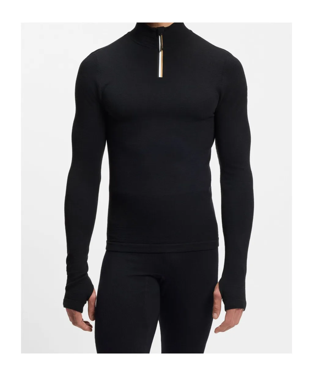 Boss Hugo Boss Logo Embroidered High Neck Ski Top