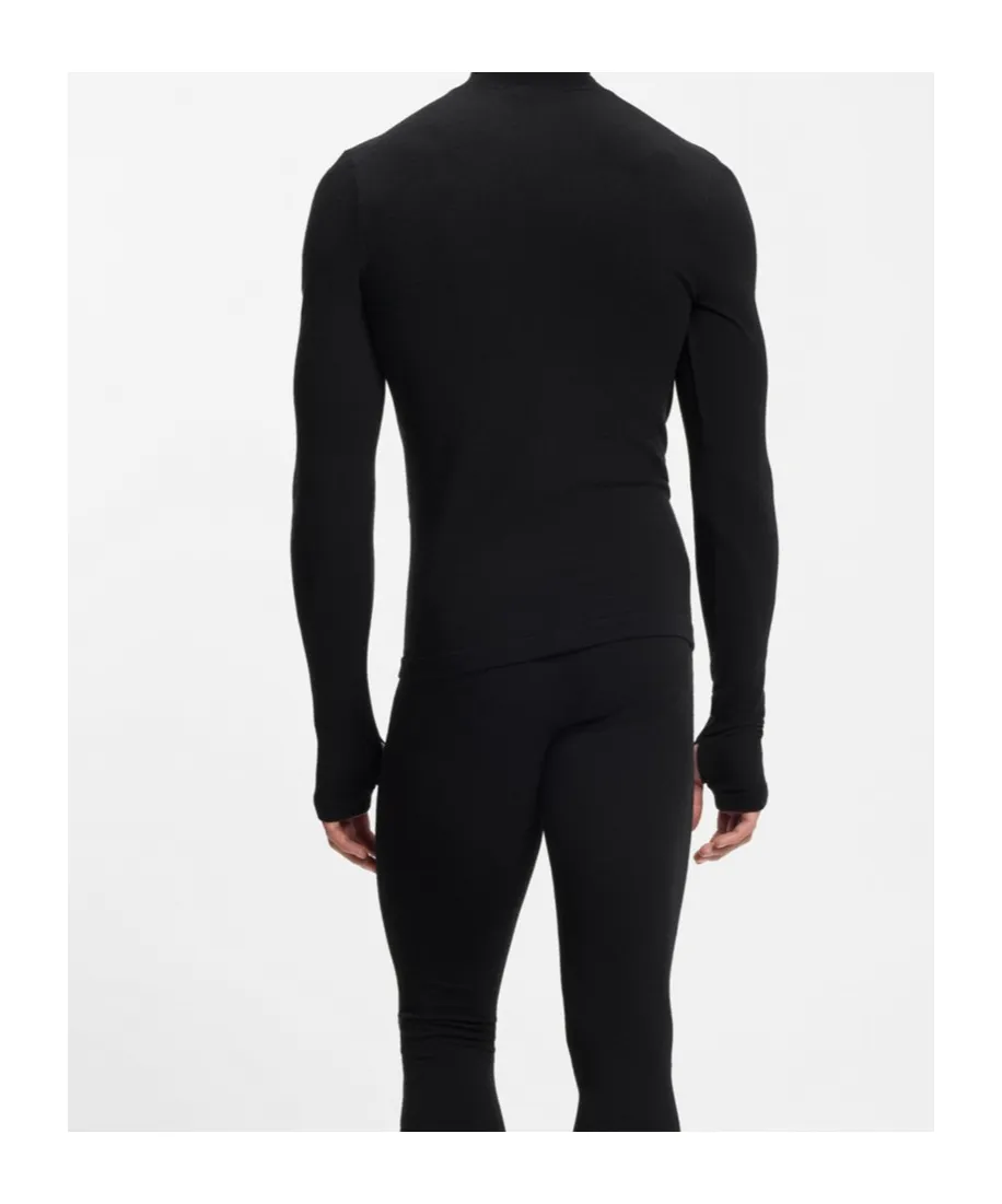 Boss Hugo Boss Logo Embroidered High Neck Ski Top