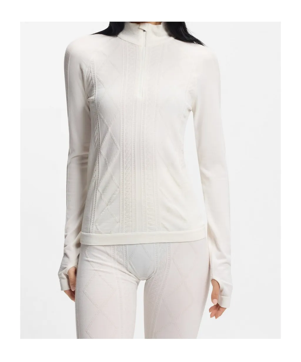 Zip Mock Neck Knitwear
