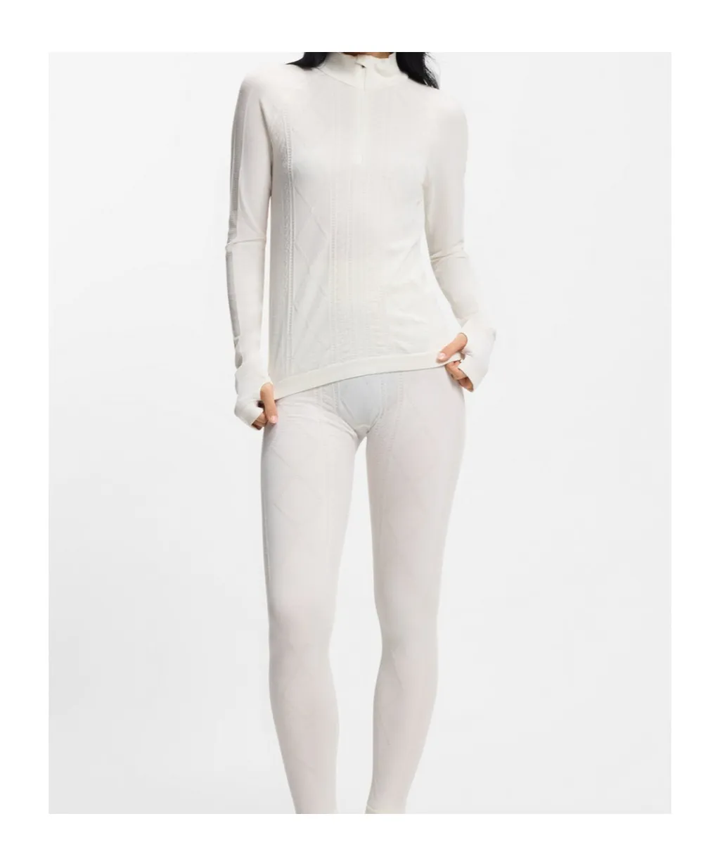 Zip Mock Neck Knitwear