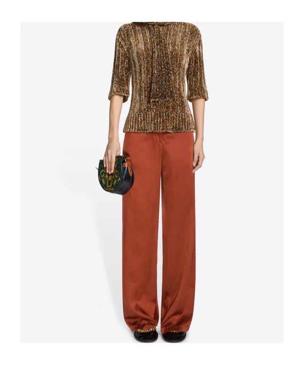 Straight-Leg Casual Pants