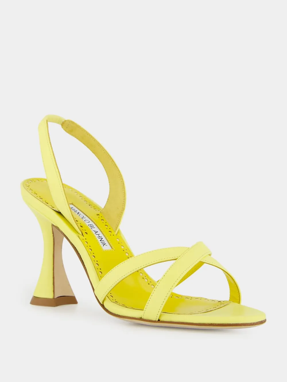 Slingback Cross-Strap Sandals