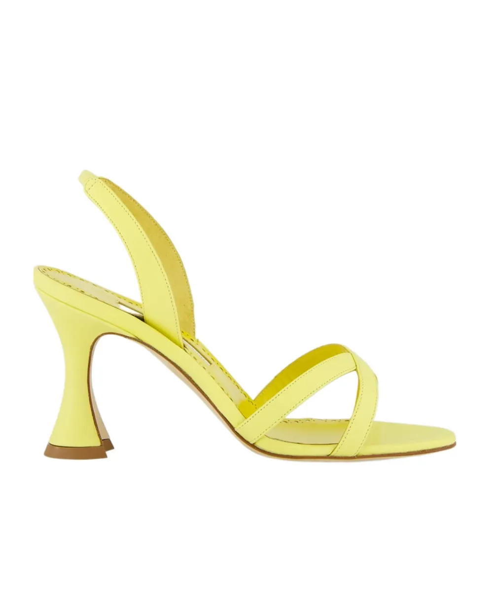 Slingback Cross-Strap Sandals