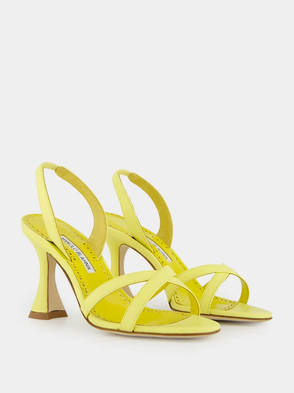 Slingback Cross-Strap Sandals