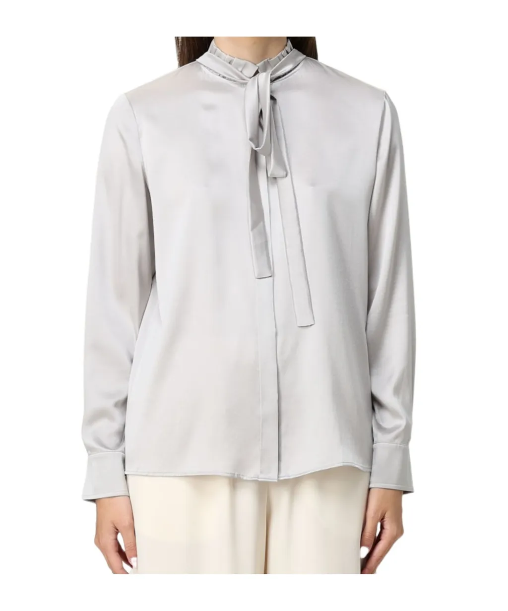 Ruffled-Neck Blouse