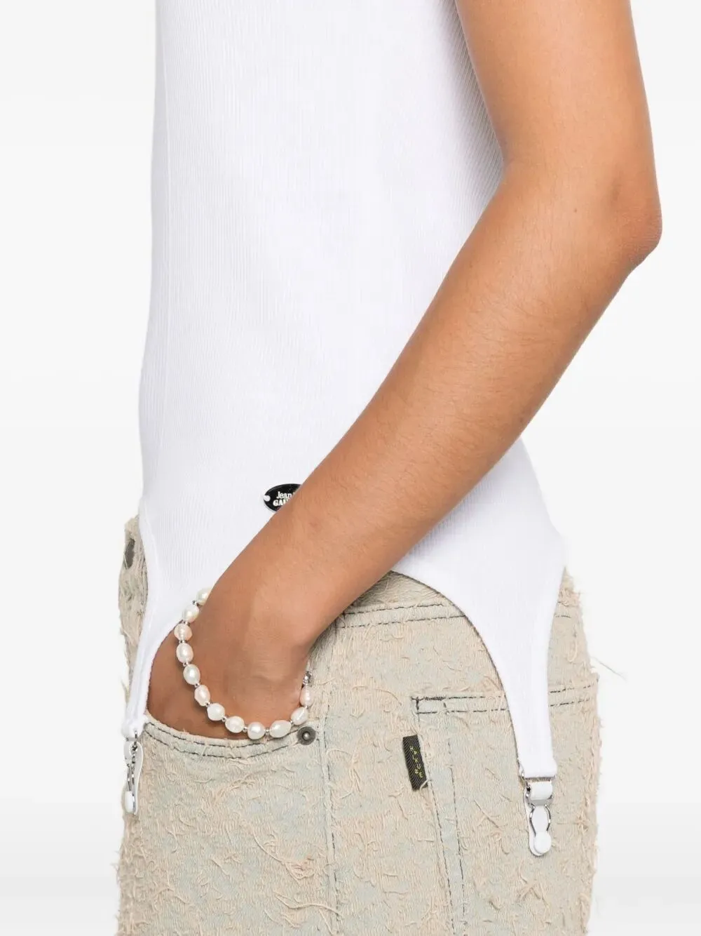 Appliqué-Detail Cotton Top