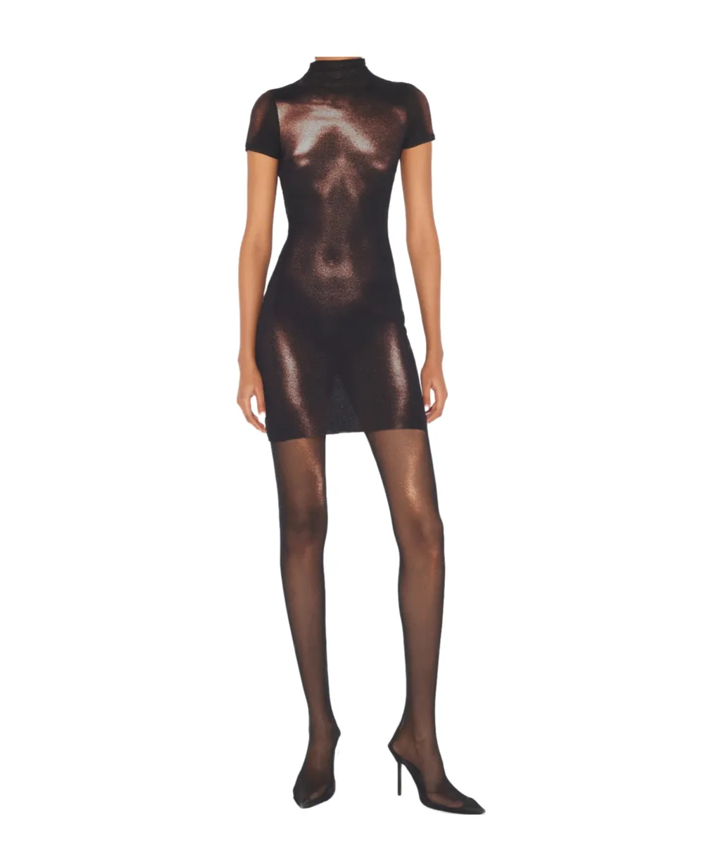 The Short Bronze Body Dust Dress