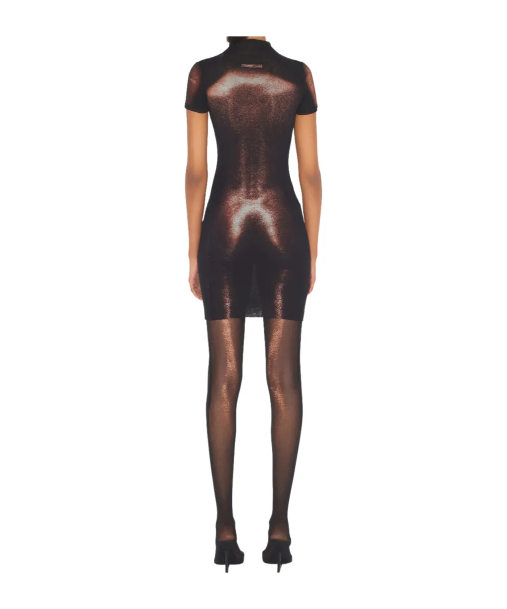The Short Bronze Body Dust Dress