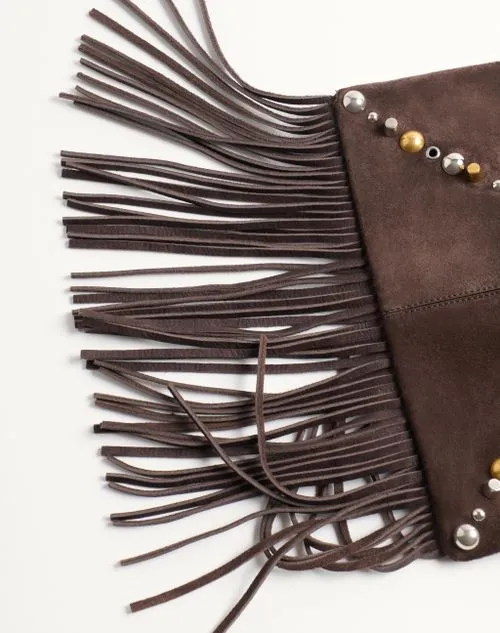 Valentino NellcÔTe Vlogo Signature Fringed Shoulder Bag
