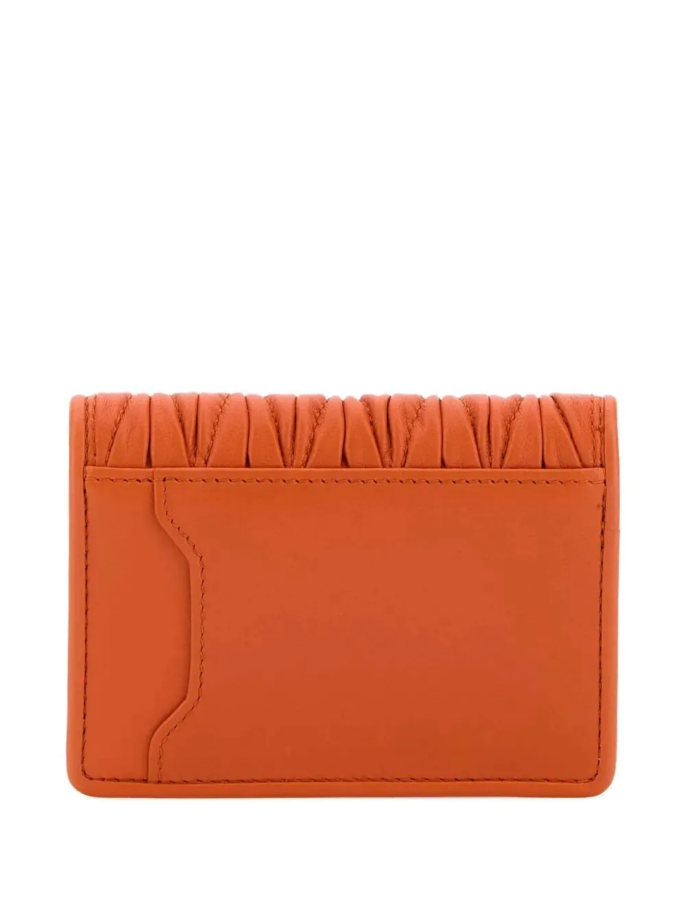 Miu Miu Logo-Lettering Matelassé Cardholder