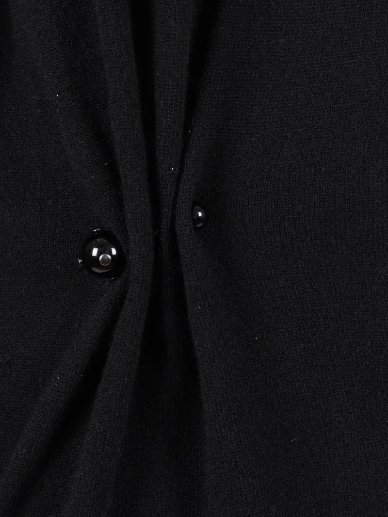 Button-Embellished Sweater