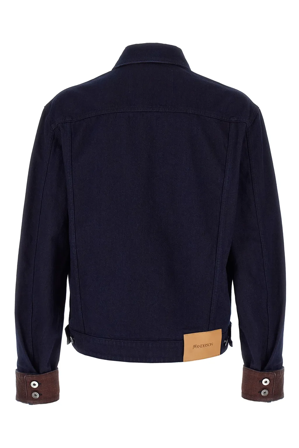 Button-Fastening Denim Jacket