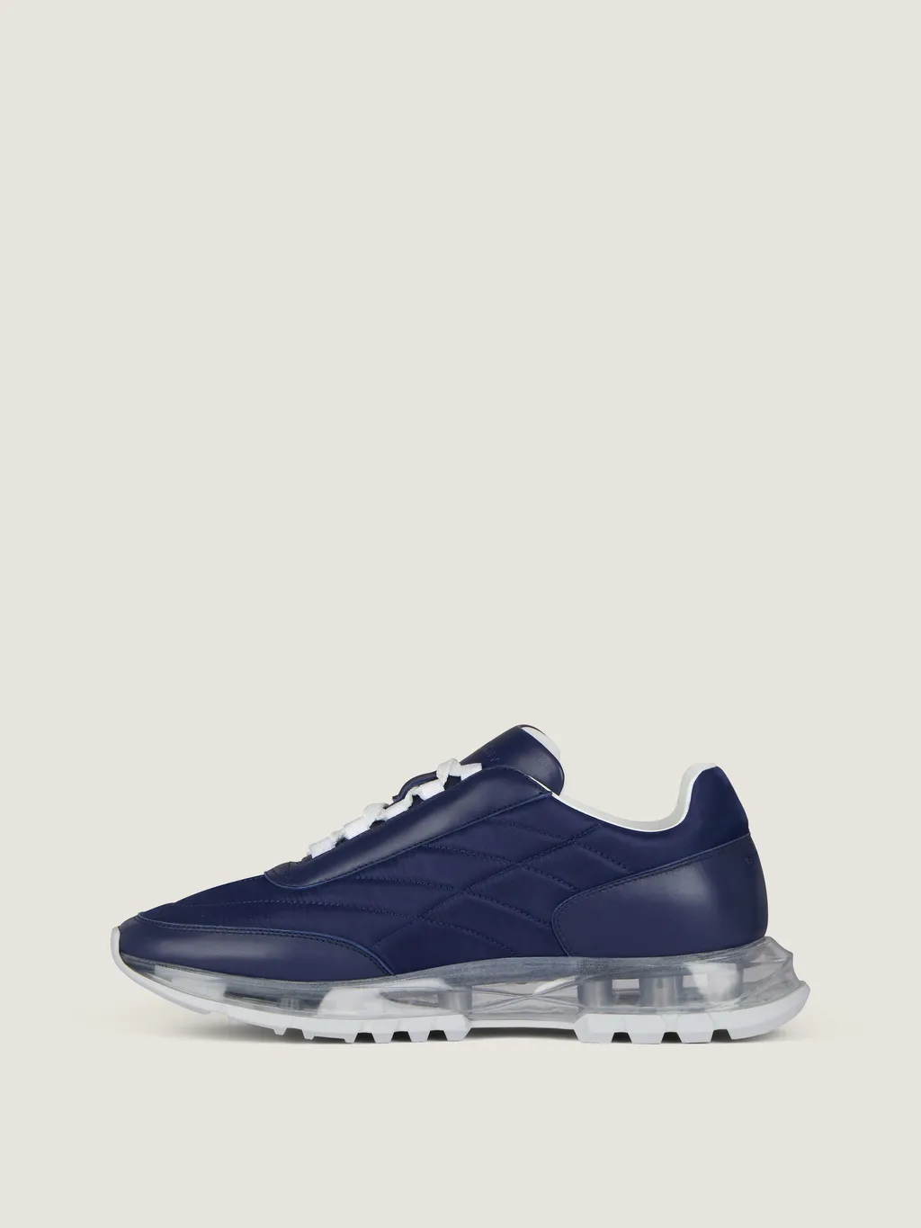 Trainers Sneakers In Padded Nylon And Leather
