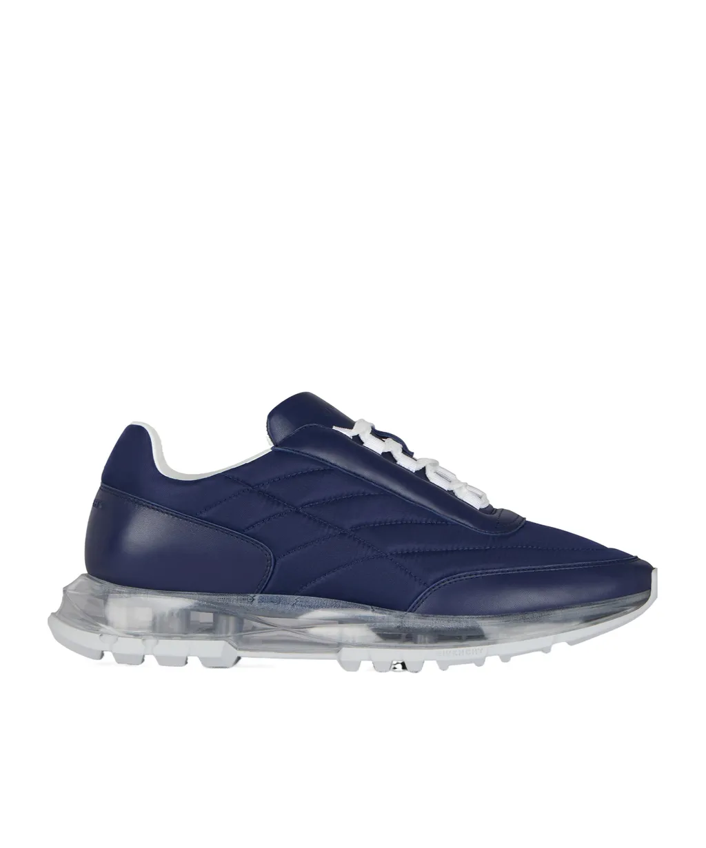 Trainers Sneakers In Padded Nylon And Leather
