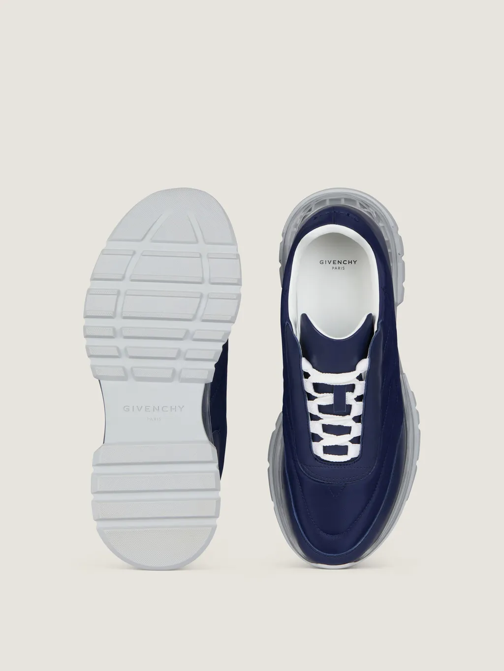 Trainers Sneakers In Padded Nylon And Leather