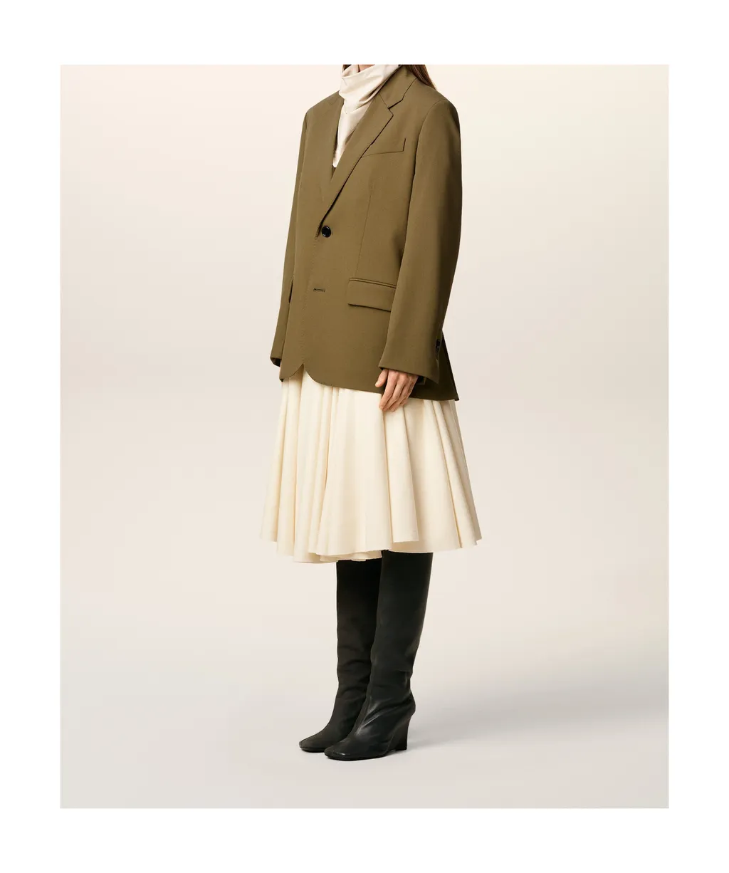 Long-Sleeved Suit Jacket