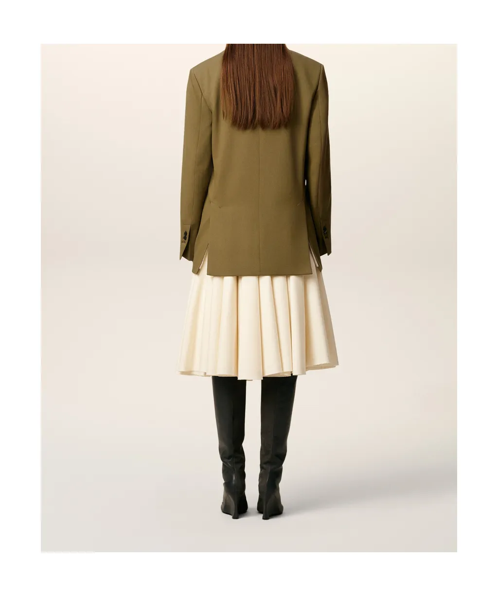 Long-Sleeved Suit Jacket