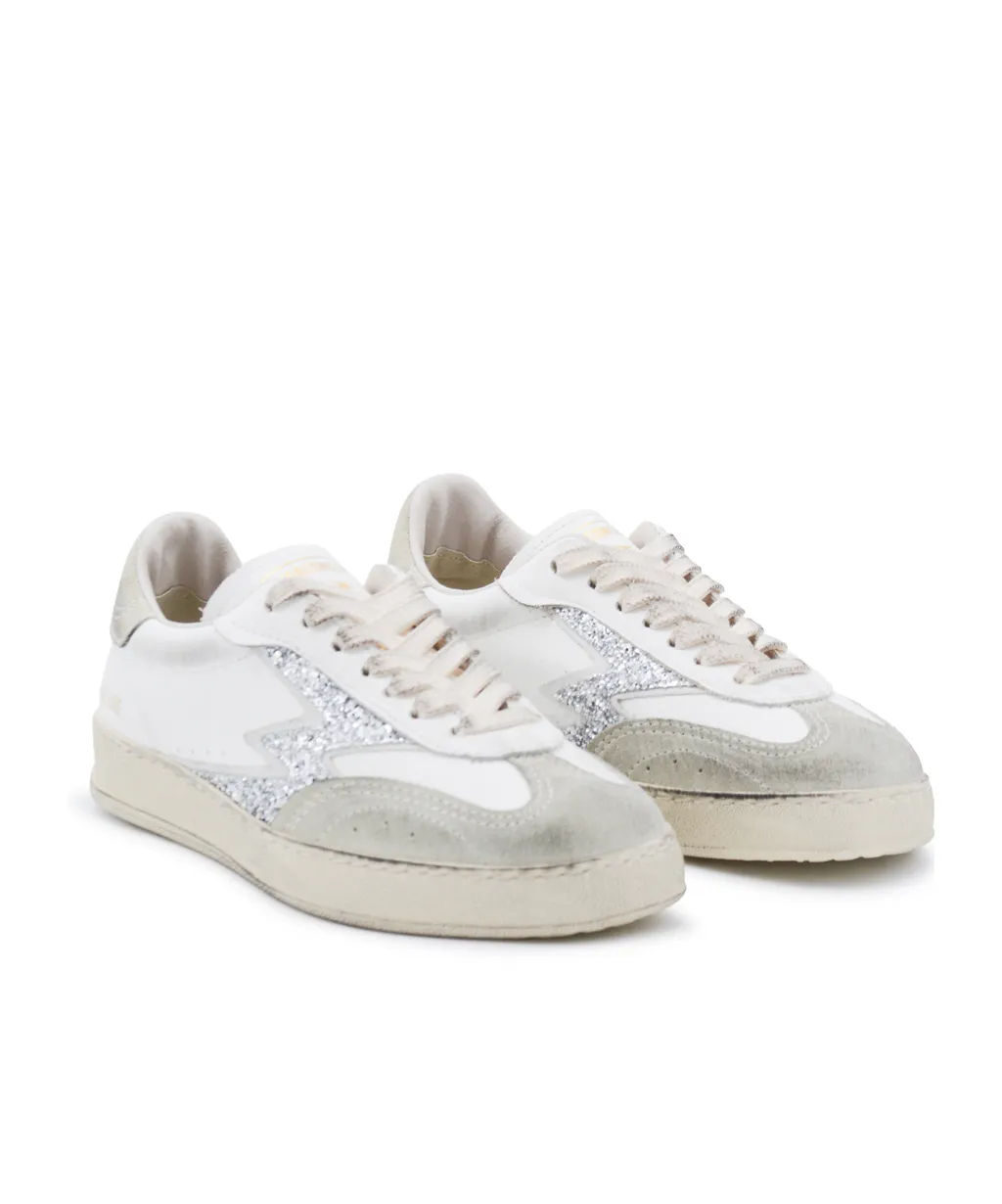 Moaconcept Glitter Detailed Lace-Up Sneakers