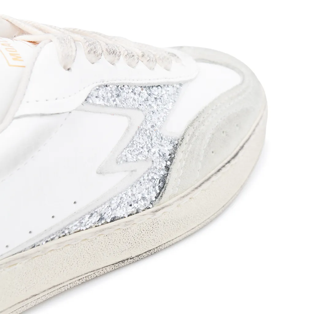 Moaconcept Glitter Detailed Lace-Up Sneakers