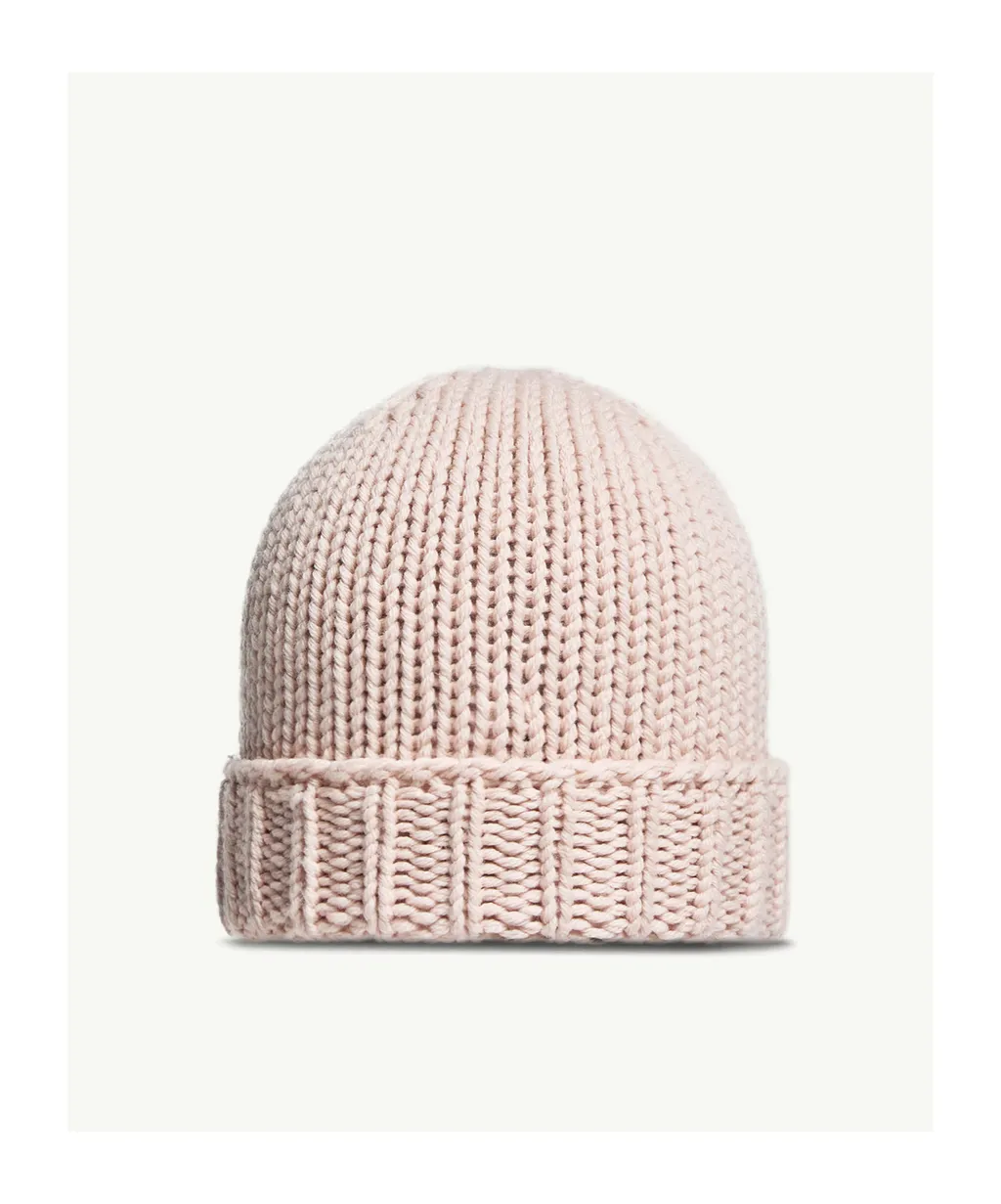 Moncler Enfant Logo Patch Beanie