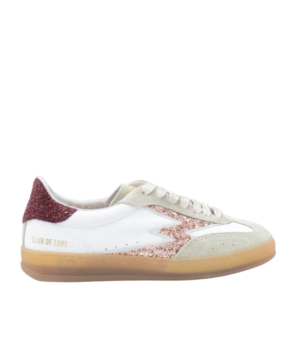 Moaconcept Club Glitter Detailed Lace-Up Sneakers