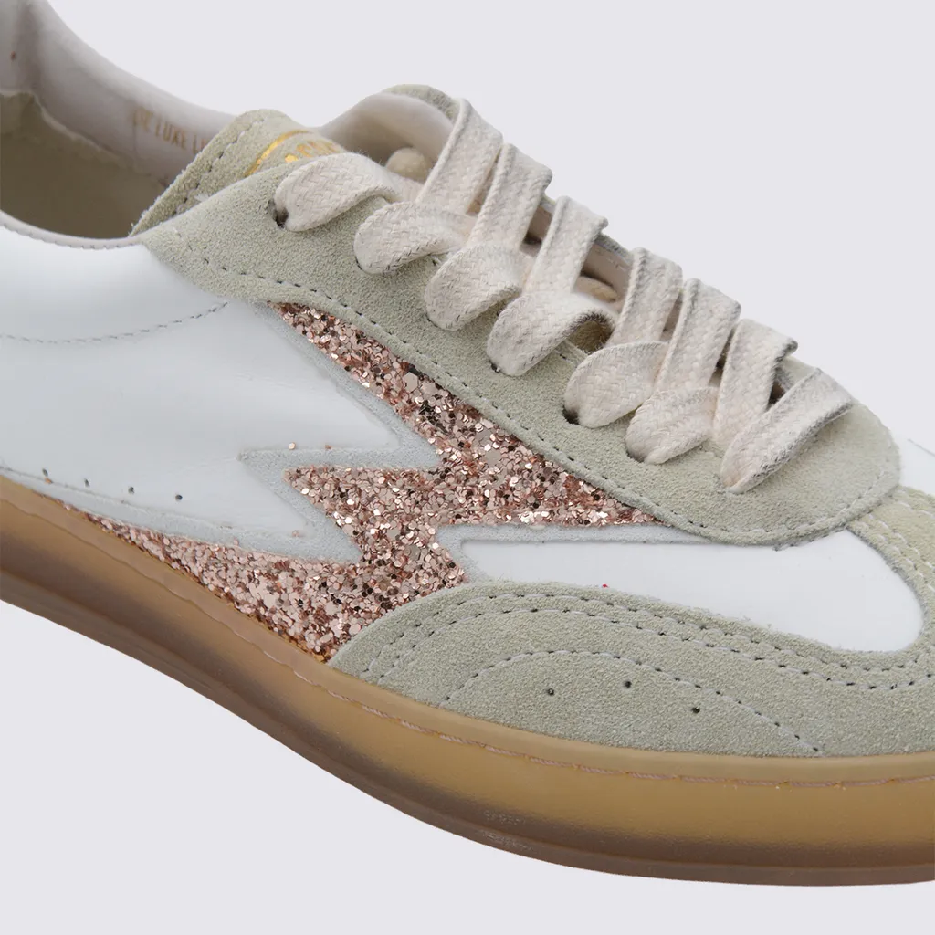 Moaconcept Club Glitter Detailed Lace-Up Sneakers
