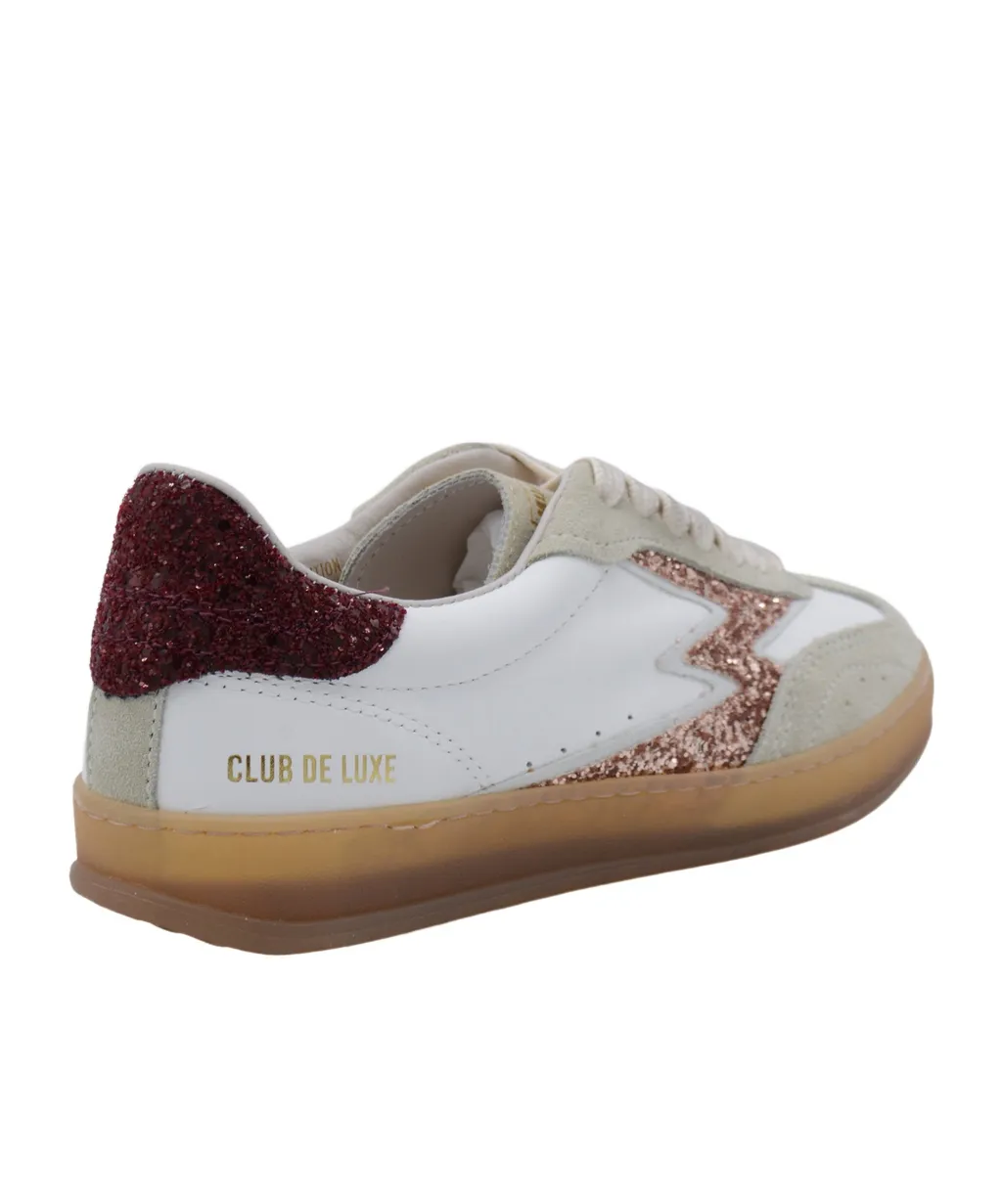 Moaconcept Club Glitter Detailed Lace-Up Sneakers
