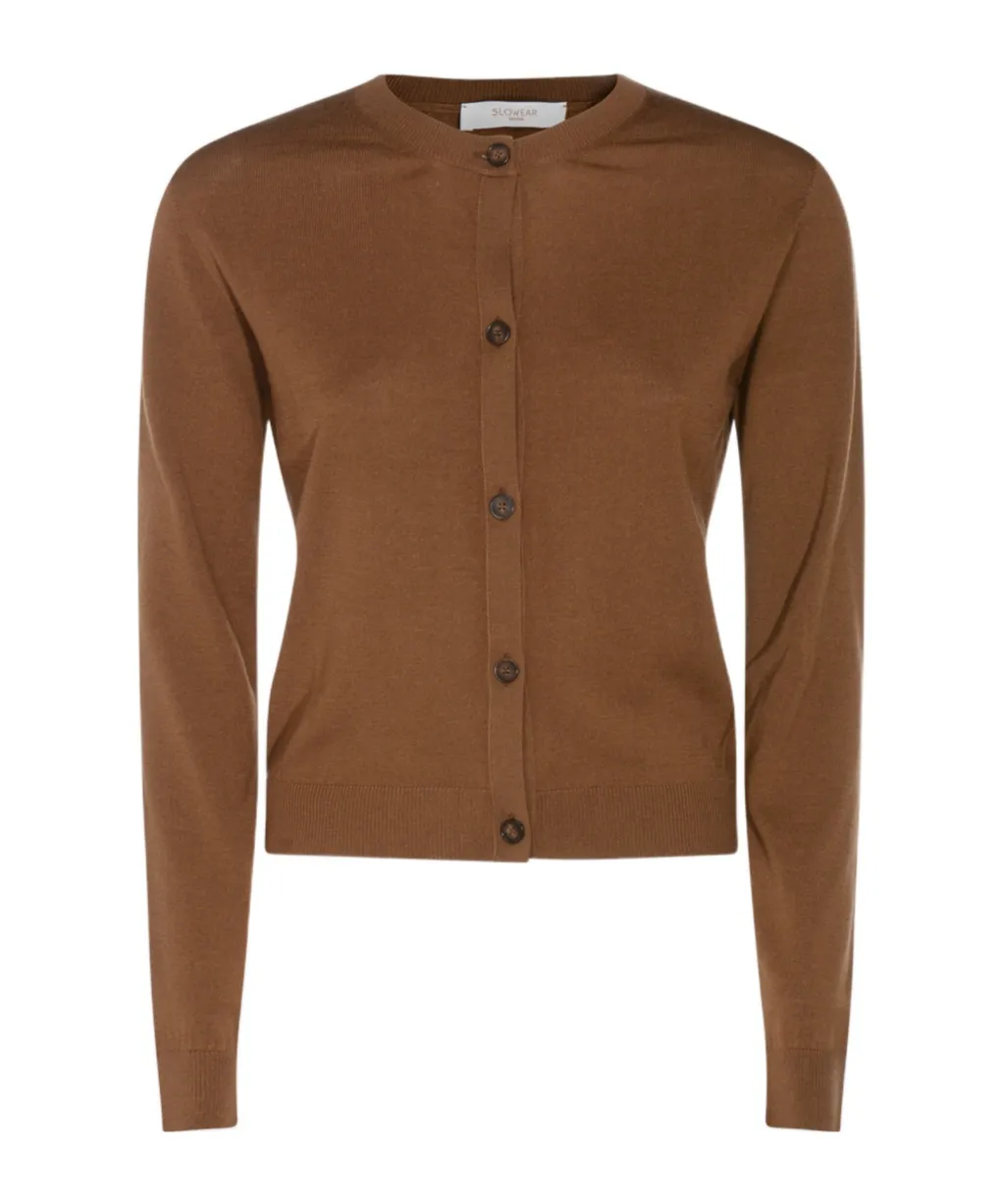 Zanone Button-Up Crewneck Cardigan