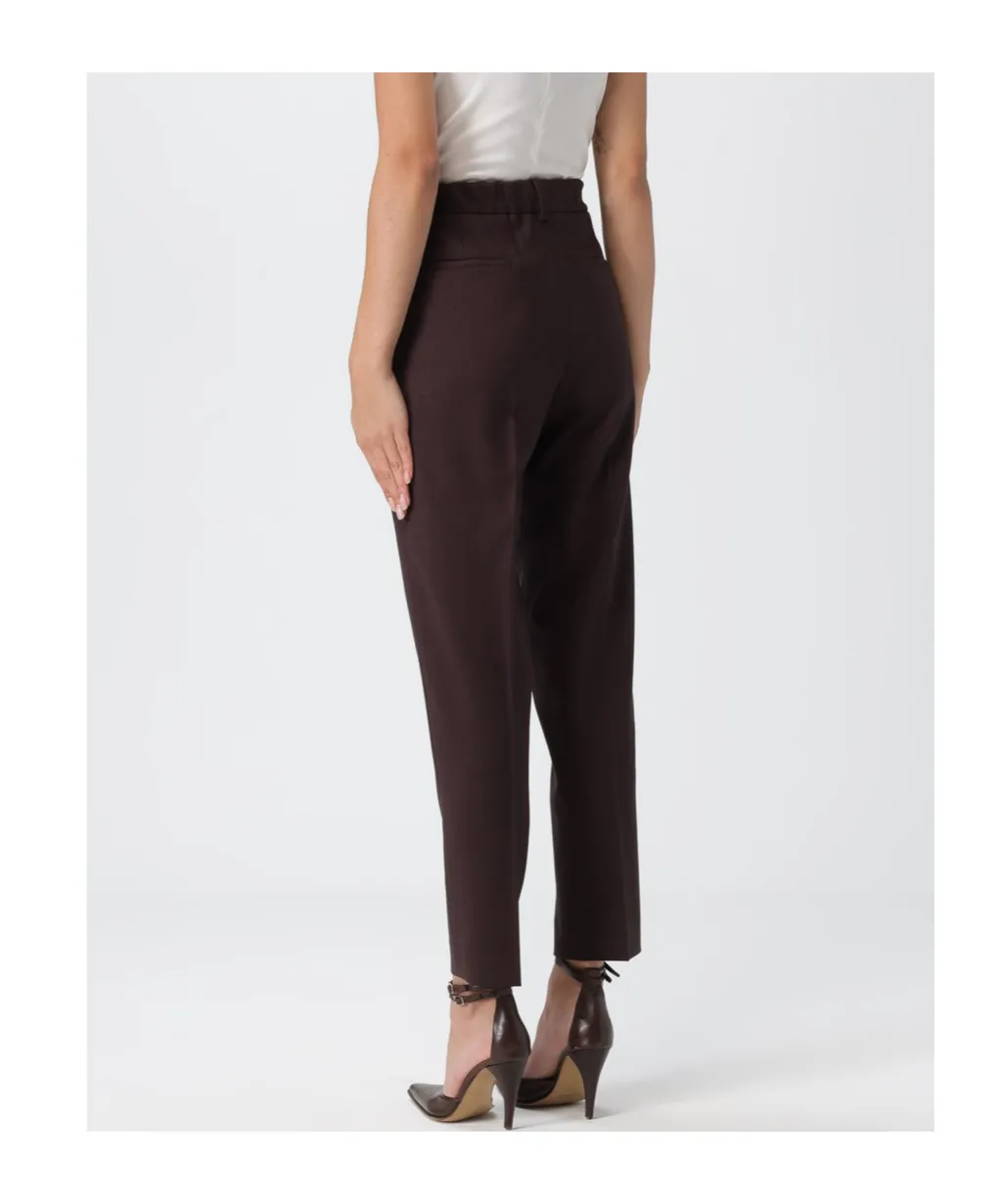 Incotex Elastic-Waist Straight-Leg Trousers