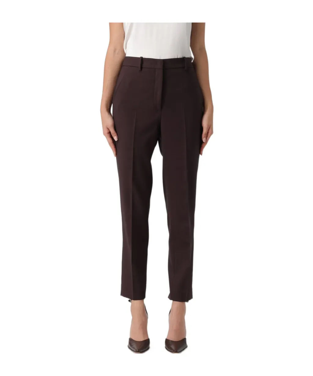 Incotex Elastic-Waist Straight-Leg Trousers