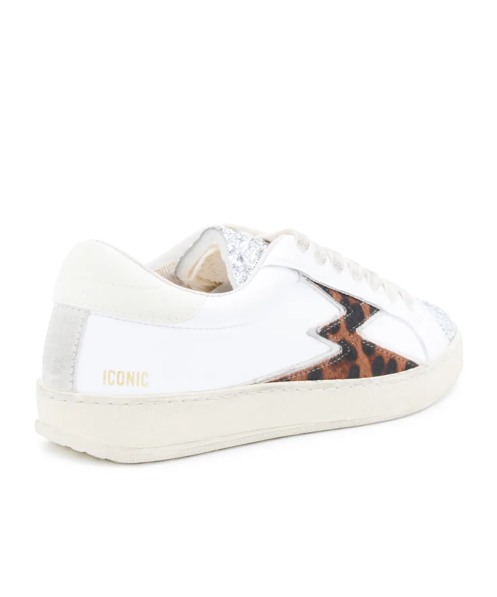 Moaconcept Iconic Glitter Lace-Up Sneakers