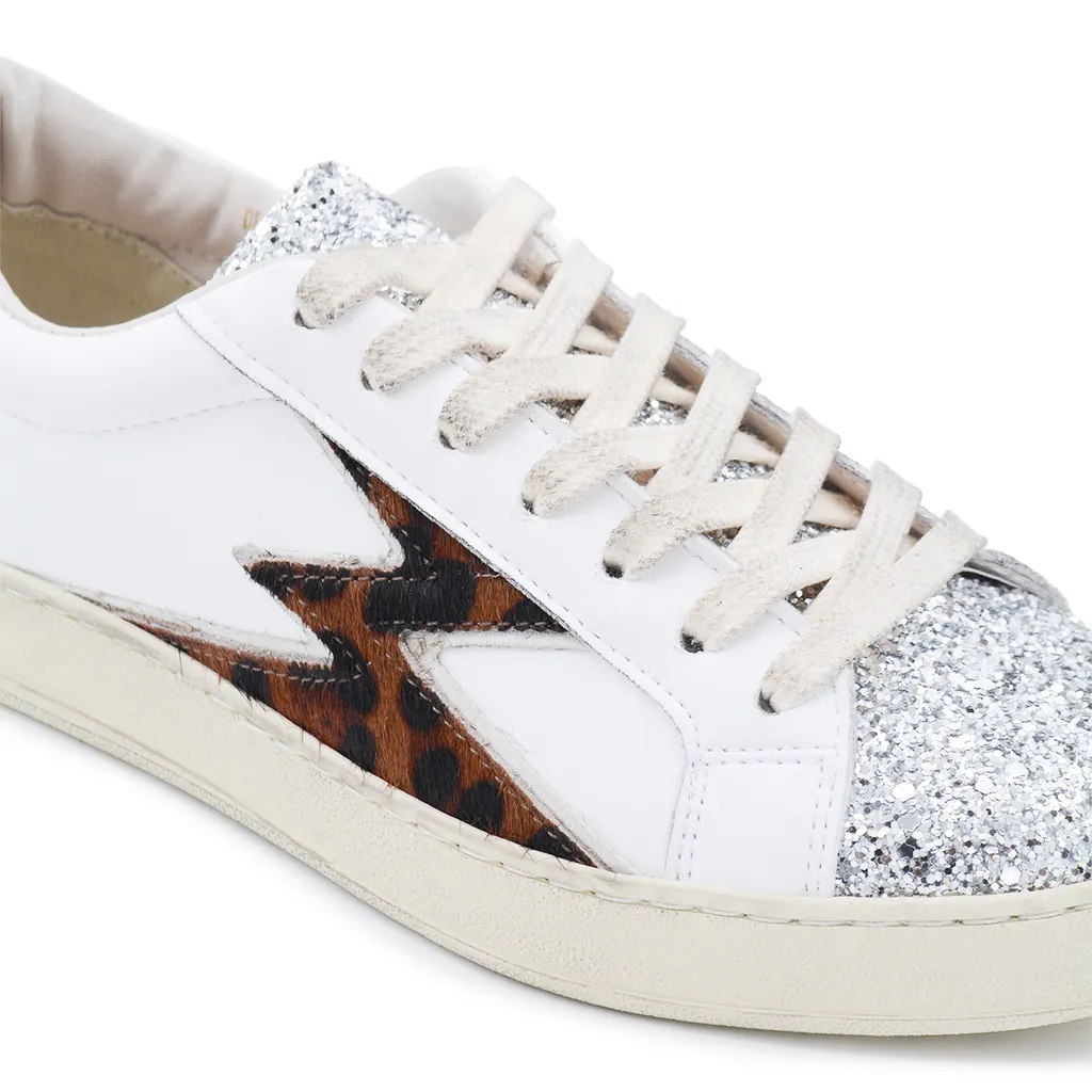 Moaconcept Iconic Glitter Lace-Up Sneakers