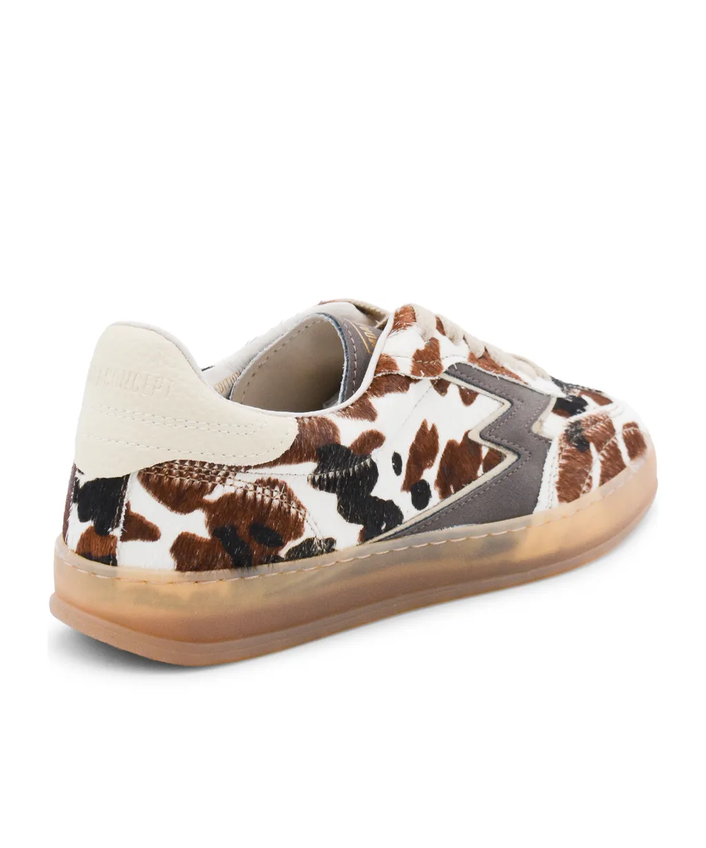 Moaconcept Cow Printed Club Lace-Up Sneakers