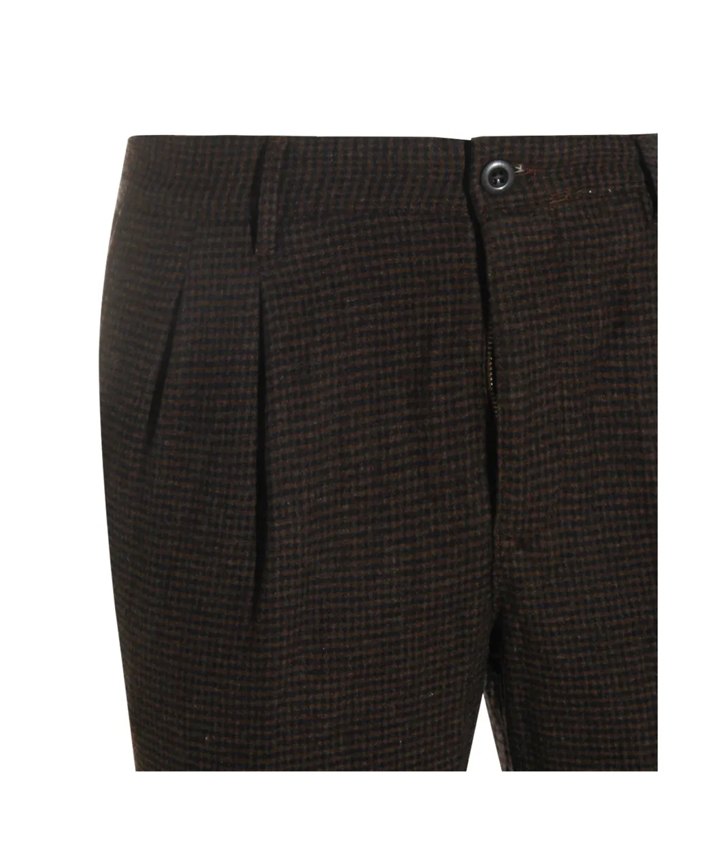 Incotex Pleated Straight-Leg Trousers