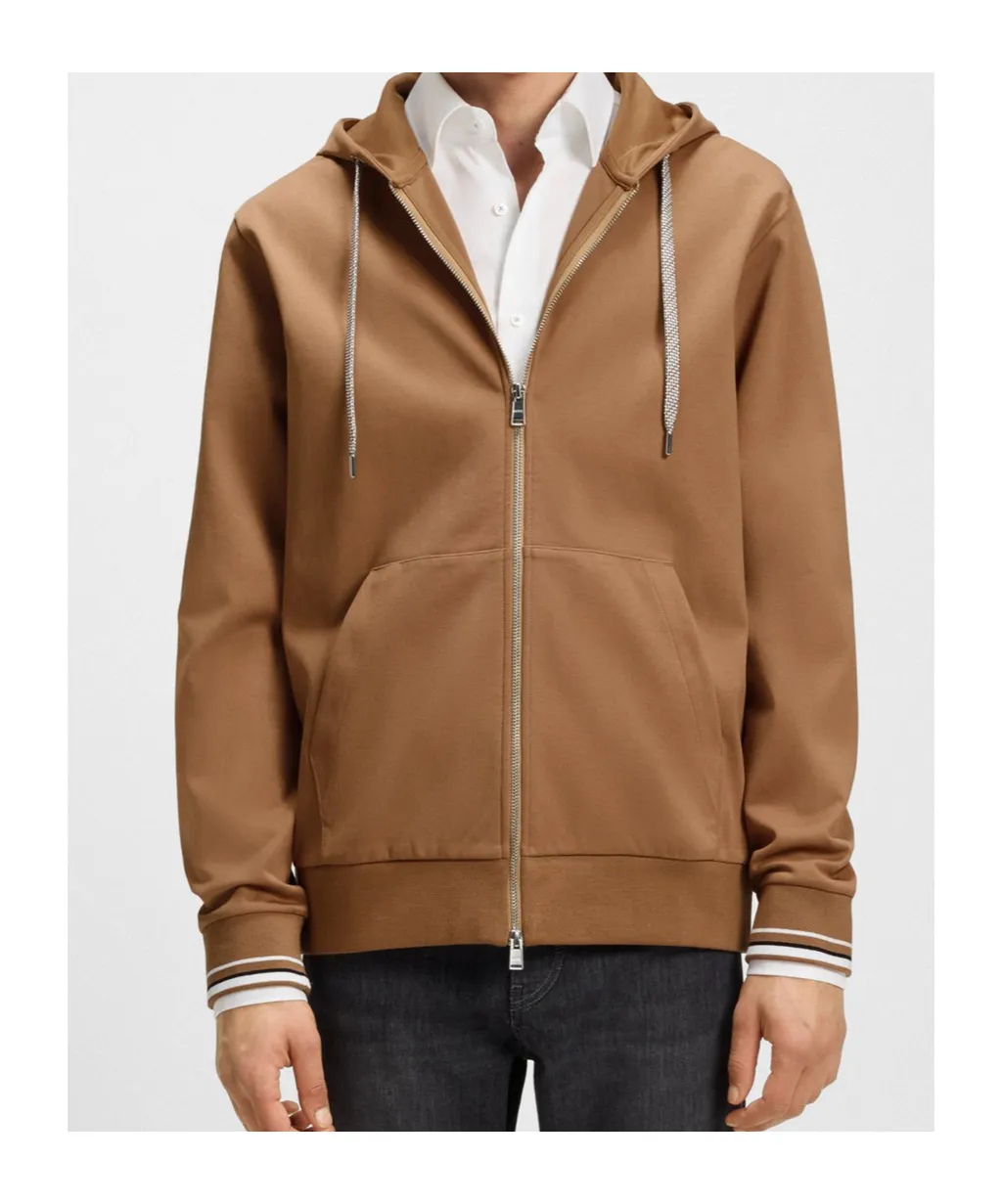 Zip-Fastening Hoodie