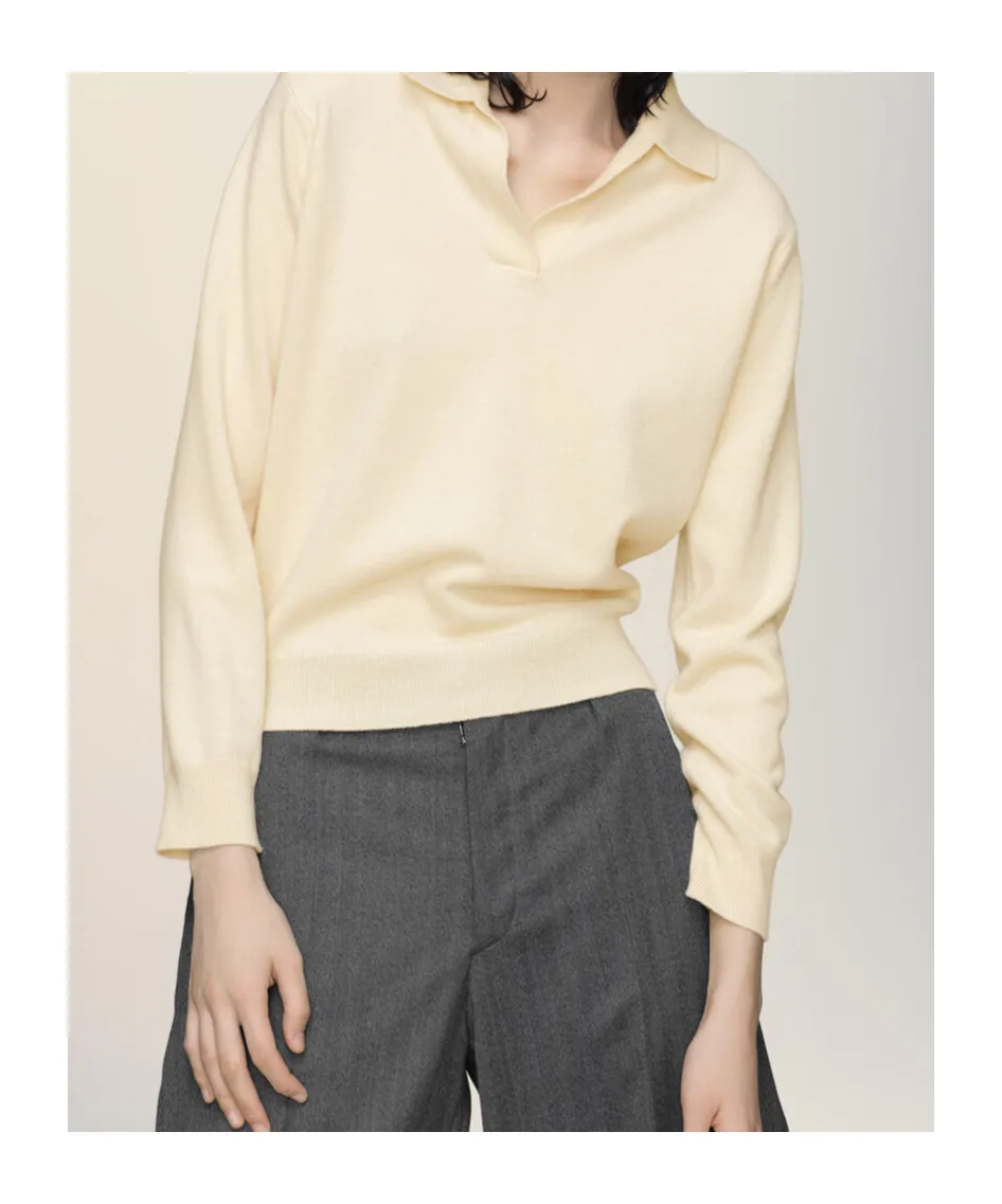 Virgin Wool Polo Shirt