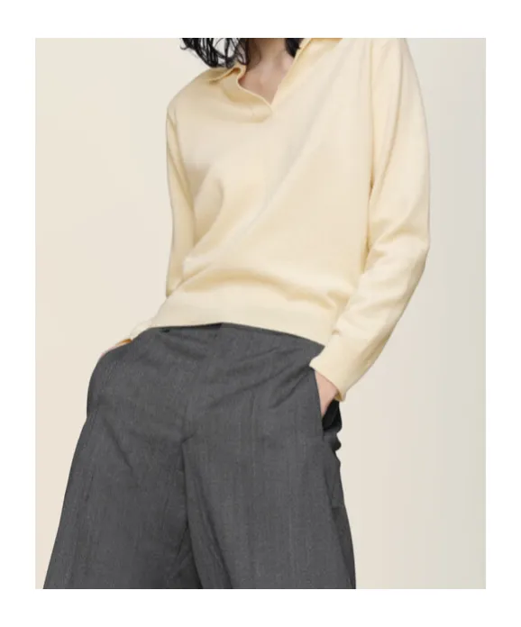 Virgin Wool Polo Shirt