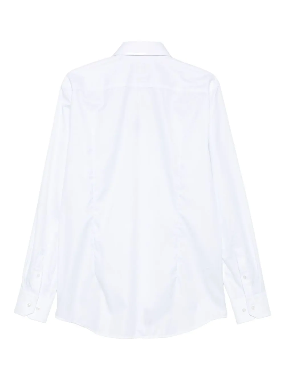 Long-Sleeve Button-Fastening Shirt