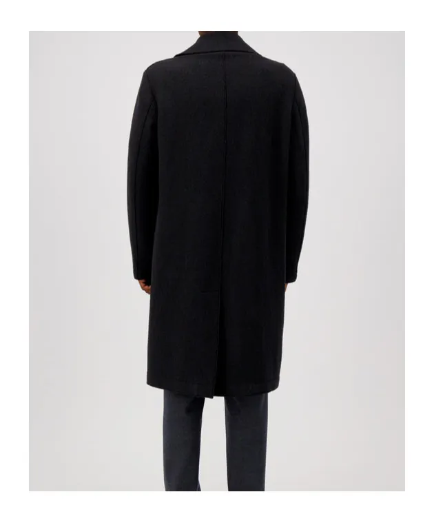 Double-Breasted Wool Coat