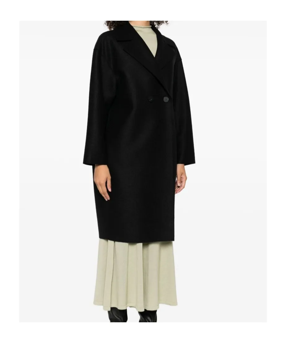 Double-Breasted Wool Coat