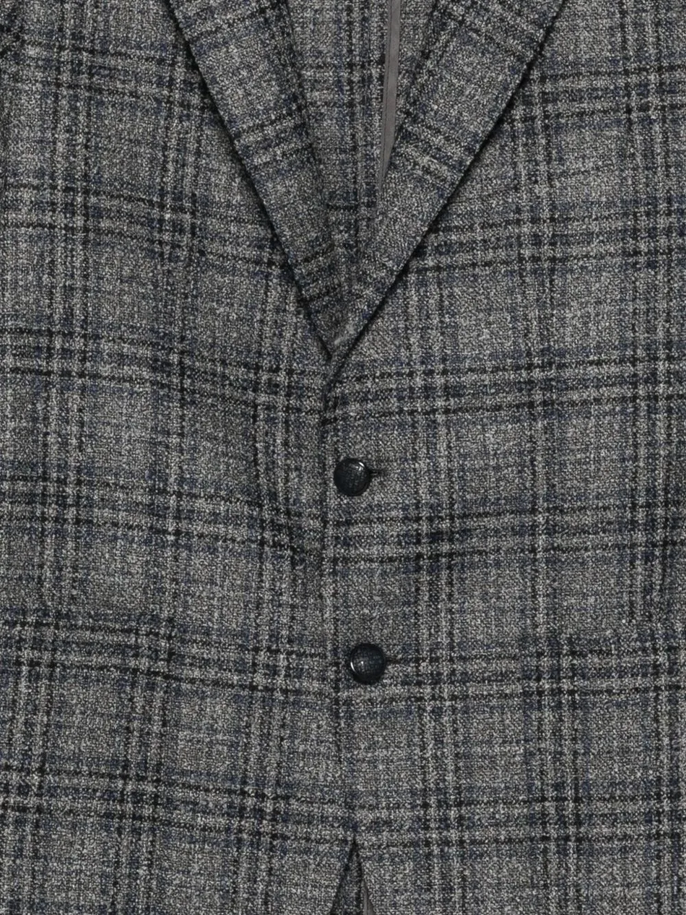 Plaid Wool Suit Jacket