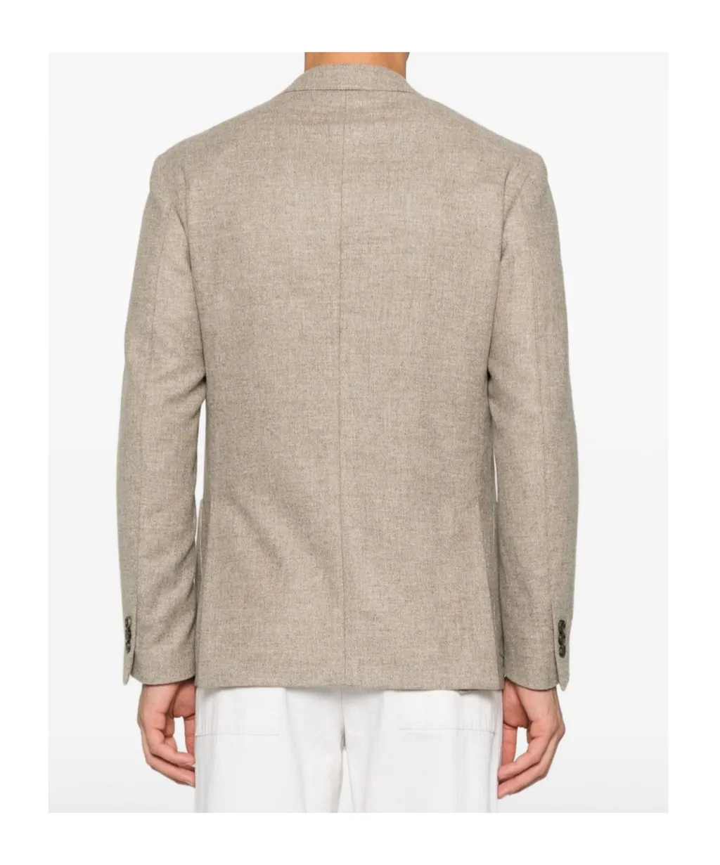 Lardini Single Breasted Flower Detailed Blazer