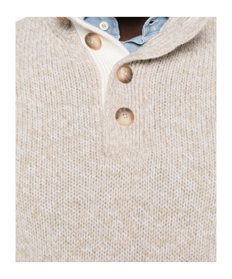 Gran Sasso Ribbed High Neck Knitwear