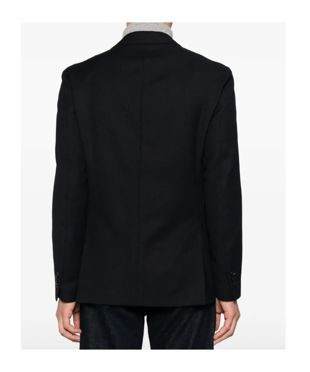 Lardini Long Sleeve Single-Breasted Blazer